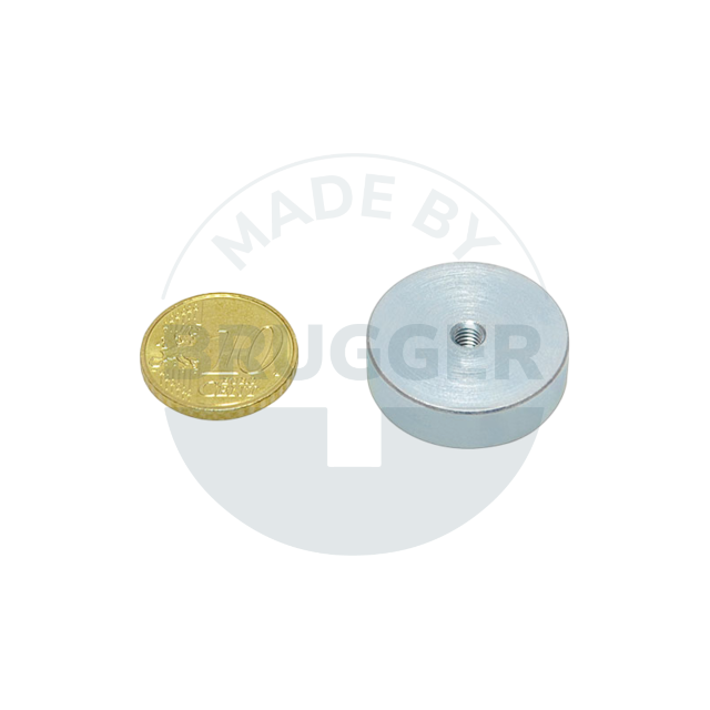 Neodym Topfmagnet N40 25×7 Mm Mit M5 Innengewinde  Produktbild-Vorschau 2